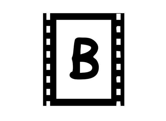 Film Reel with Mono B: A Designer's Take on This SVG Graphic