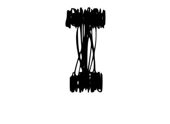 Quickly Scribbled Rough Mono I